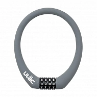 Велосипедный замок Ulac Prague Go Si Cable Lock Combo Grey