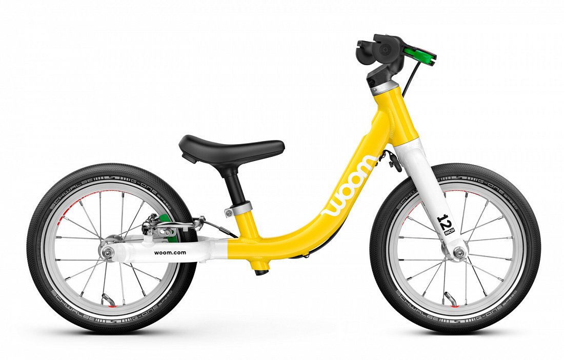 Беговел Woom go 1 vibrant yellow 12”