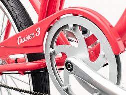 Велосипед Electra Cruiser Lux 3i Step Thru Hibiscus Red