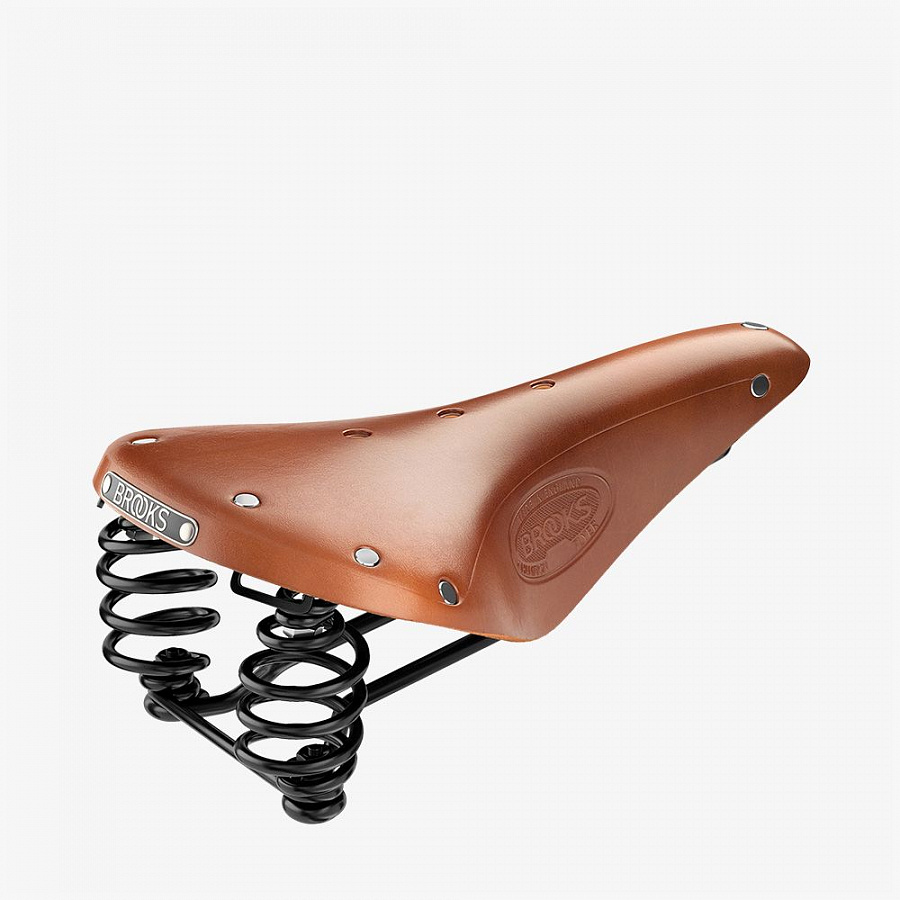 Седло для велосипеда Brooks Flyer Leather Saddle Honey