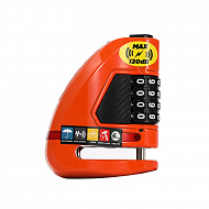 Велосипедный замок Ulac Air Alarm Combo Disc Lock Orange
