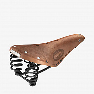Седло для велосипеда Brooks Flyer Softened Leather Saddle Dark Tan