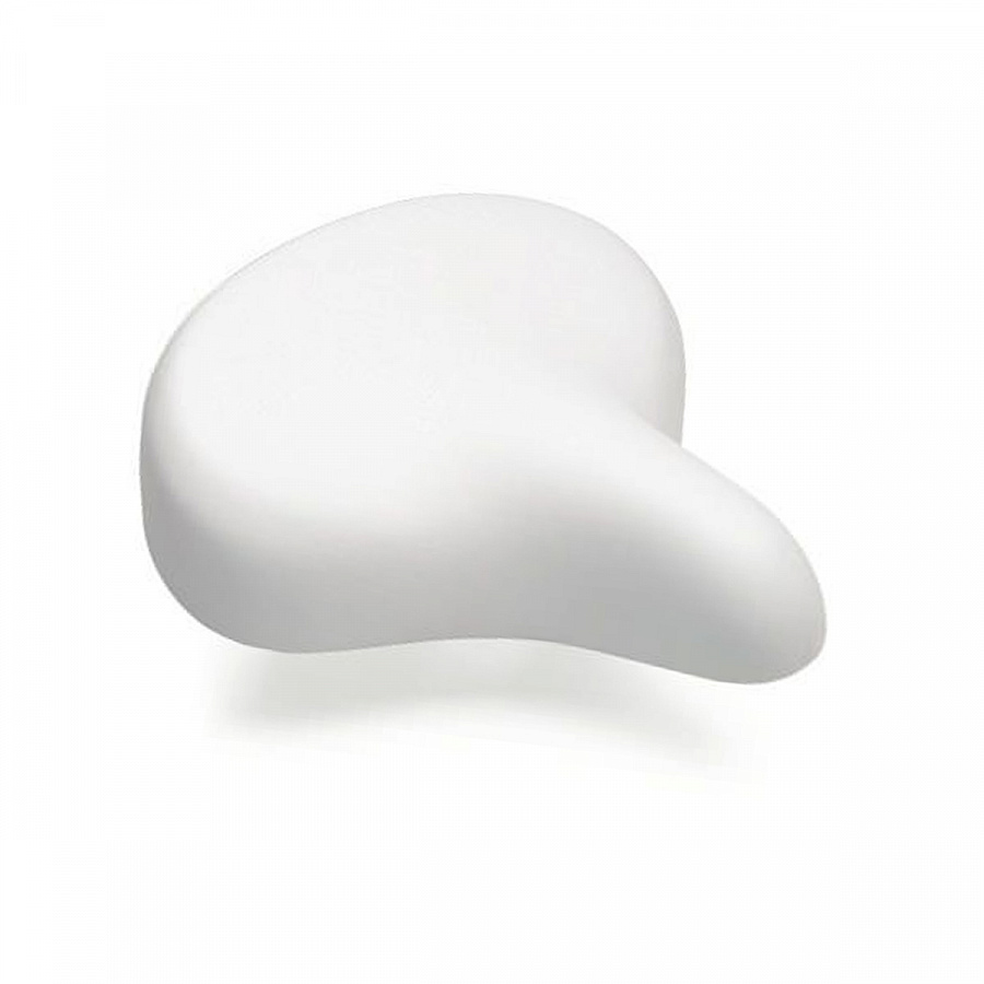 Седло для велосипеда Electra Cruiser Saddle w/Elastomers White