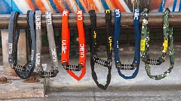Велосипедный замок Ulac 52nd Street Steel Chain Lock Combo Bumblebee