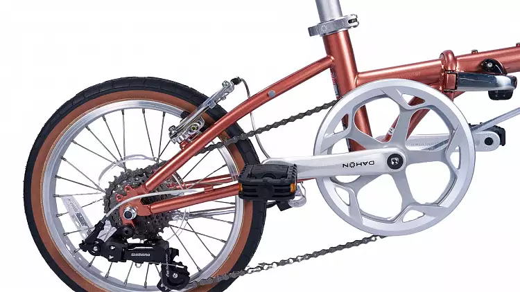 Складной велосипед Dahon Boardwalk D7 16'' Antique Brass