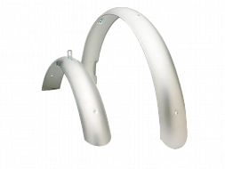 Крылья для велосипеда Electra Cruiser Alloy Fender Set Ladies' Gloss Silver 26"