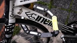 Велосипедный замок Ulac Type-AX Alloy Blade Folding Lock Neon
