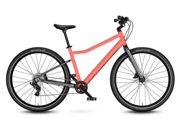 Детский велосипед Woom explore 6 neon coral 26”