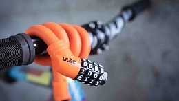 Велосипедный замок Ulac 1970 Memory Cable Lock Combo Sky Blue