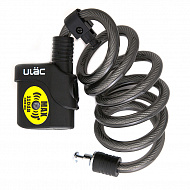Велосипедный замок Ulac Bulldog Alarm Cable Lock Black