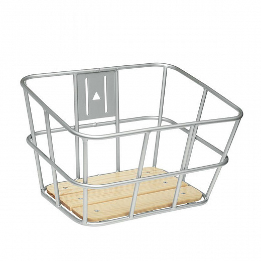 Корзина для велосипеда Electra Alloy/Wood Front Basket Silver