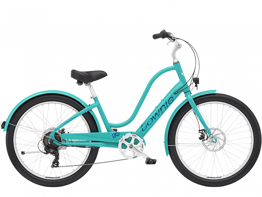 Электровелосипед Electra Townie GO! 7D EQ Step Thru Tahiti Blue