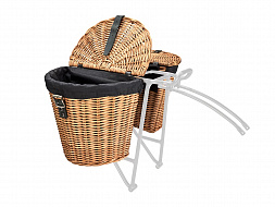 Корзина для велосипеда Electra Rattan Rear Panniers w/Liner Natural