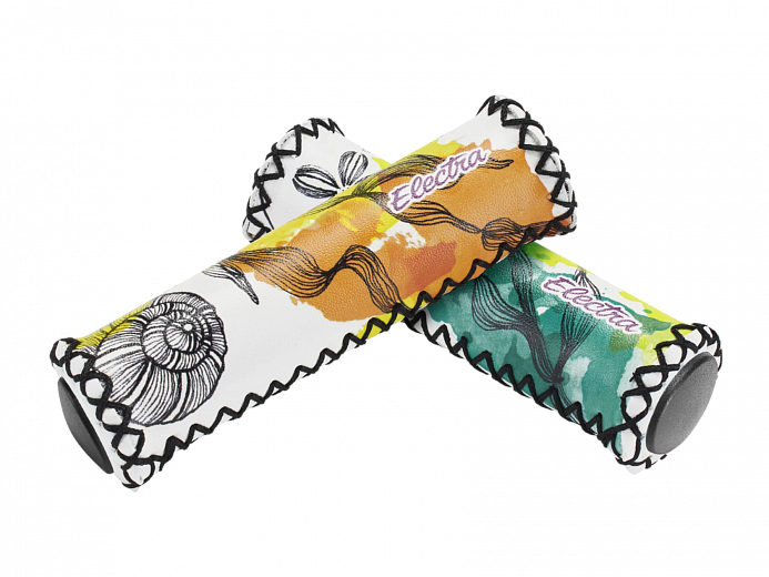 Грипсы Electra Sea Shells Foam Grips Long/Long White
