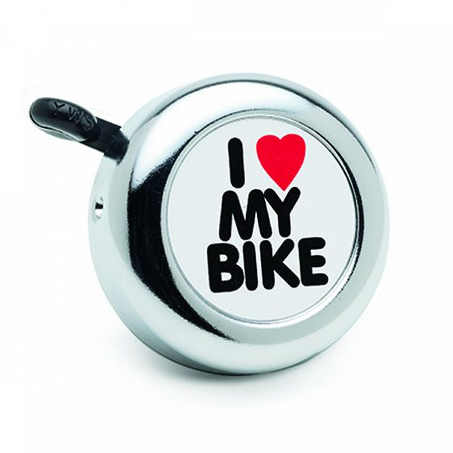 Велосипедный звонок Electra Vintage Bell I Love My Bike Chrome