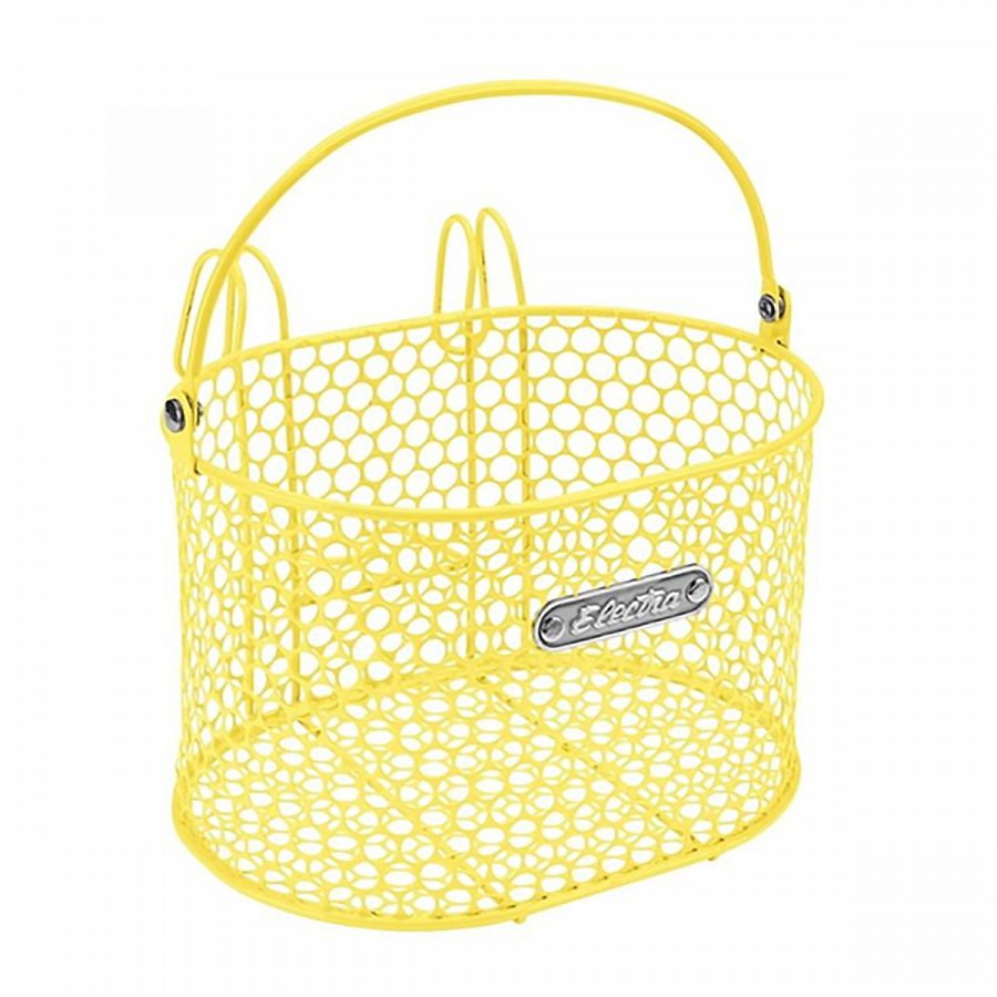 Корзина для велосипеда Electra Honeycomb Small Hook-Mounted Handlebar Basket Yellow