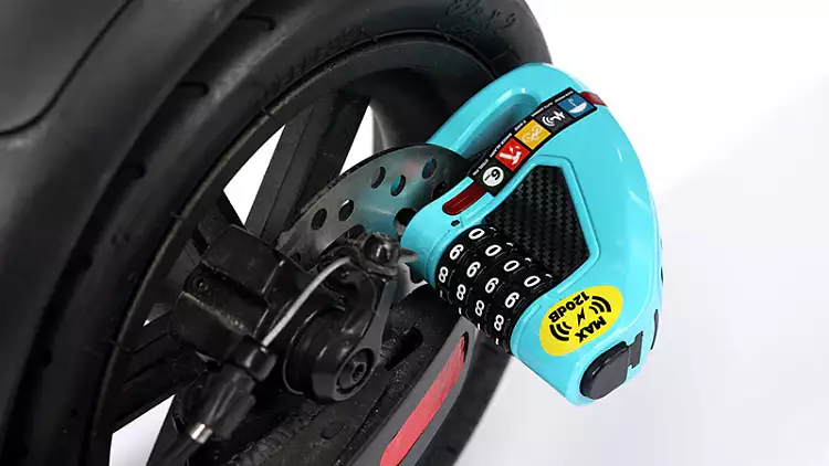 Велосипедный замок Ulac Air Alarm Combo Disc Lock Sky